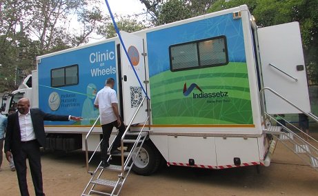 Clinic on Wheels’ initiative/ Primary Roaming Augmented Neo-Medical Aid.