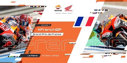 Repsol Honda Team land in Le Mans