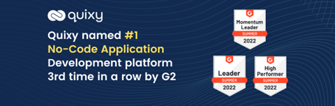 G2 recognizes Quixy as leading no-code technology provider