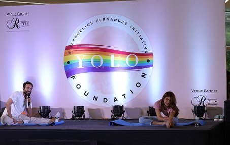 Pride Yoga Day Celebration at R CITY Mall in association with Bollywood actor Jacqueline Fernandez’s YOLO Foundation