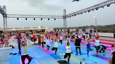 Pacific Mall D21 encourages millions to take up Yoga with its special event ‘Yog Mahotsav’