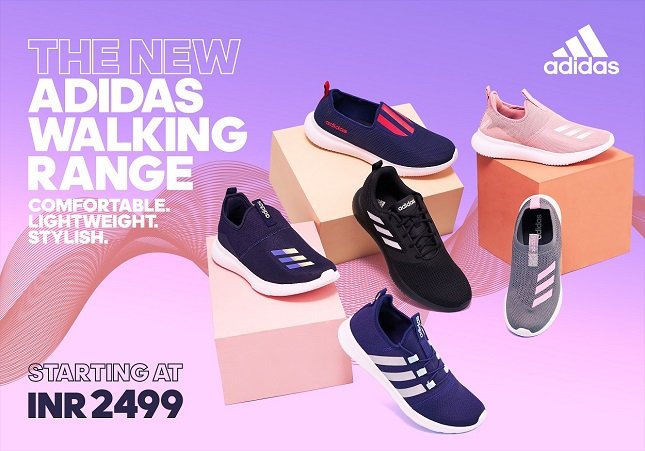 adidas India launches a new range of walking shoes