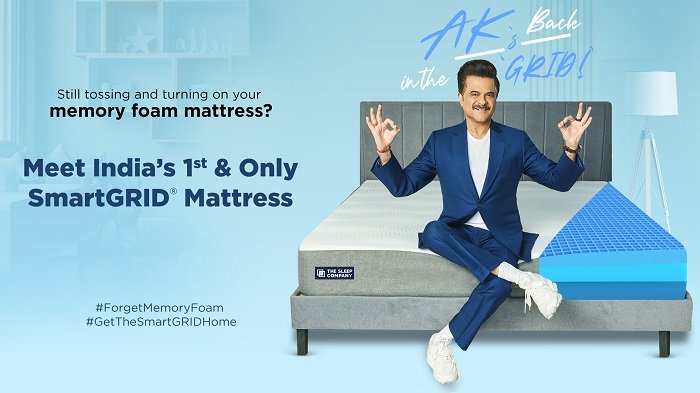 Anil Kapoor Chooses the Sleep Company’s SMARTgrid Mattress Over Memory Foam in the Brand’s New Campaign