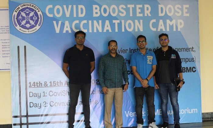 XIM University, Bhubaneswar – Covid Booster Dose Vaccination Campaign
