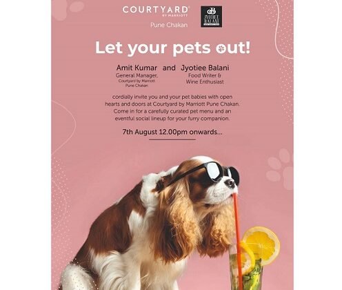 Courtyard by Marriott Pune Chakan invites you and your furry friends for a pawfect afternoon of Let Your Pets Out