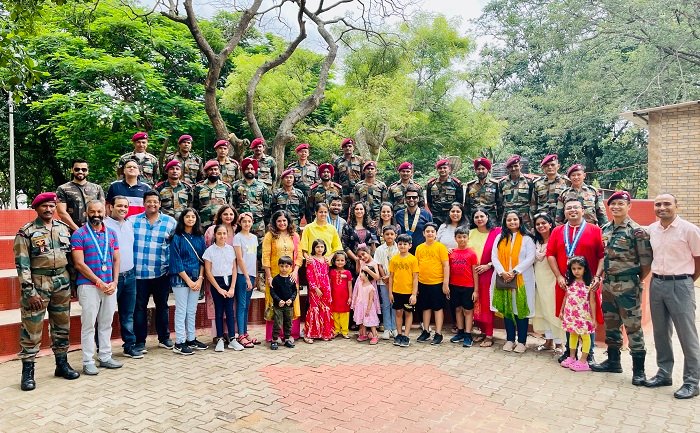 Round Table & Ladies Circle India Celebrate The Raksha Bandhan with the Officers & Jawans at the Parachute Regiment, Bangalore