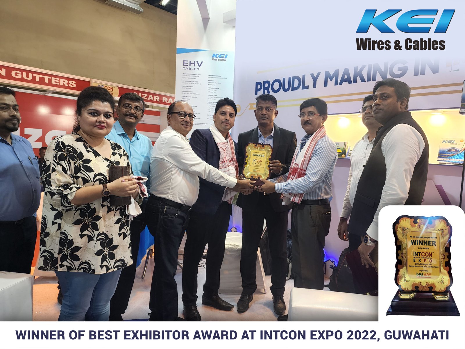 KEI Wires & Cables Showcases their range at INTCON EXPO 2022, Guwahati