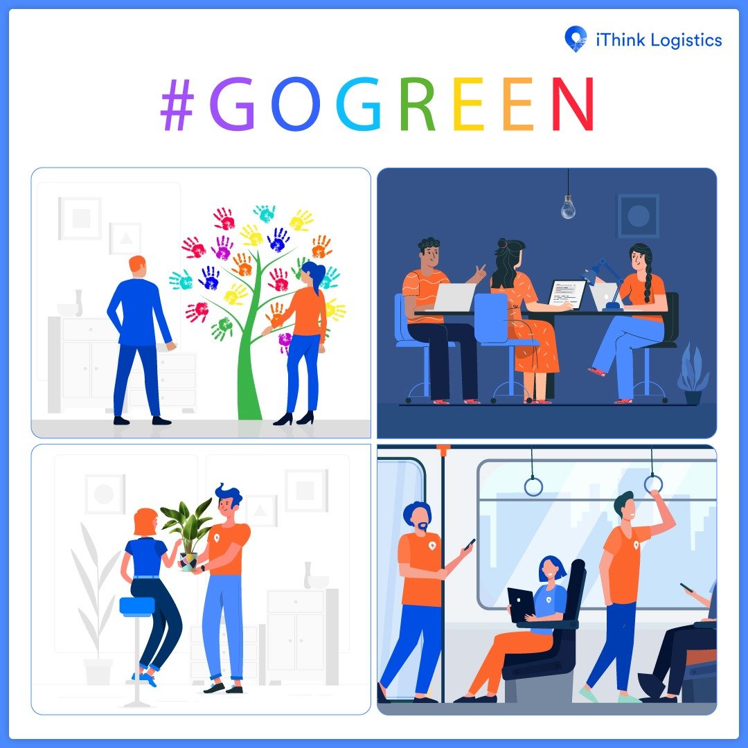 “iThink Logistics initiates its first step towards the National Logistics Policy with the Go Green Initiative by giving plants to its customers”