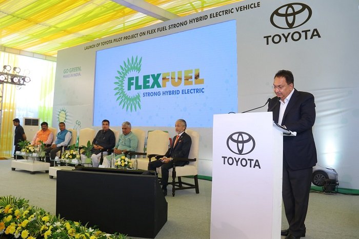 Launch of Toyota’s first of its kind pilot project on Flexi-Fuel Strong Hybrid Electric Vehicles (FFV-SHEV) in India