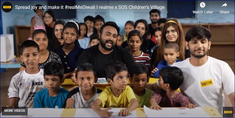 realme celebrates Diwali with SOS Children’s Village of India, helps the children with elevated experience powered by technology