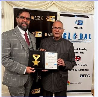 Reputed Vaastu Practitioner Dr. Veeramaneni Conferred the ‘indo-UK Global Business Excellence Award’ at the Iconic House of Lords, London!