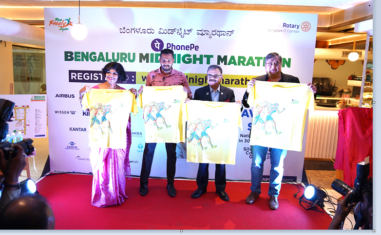 “Run Freely Again”- Theme Logo of 15th Edition of PhonePe Bengaluru Midnight Marathon 2022 Unveiled