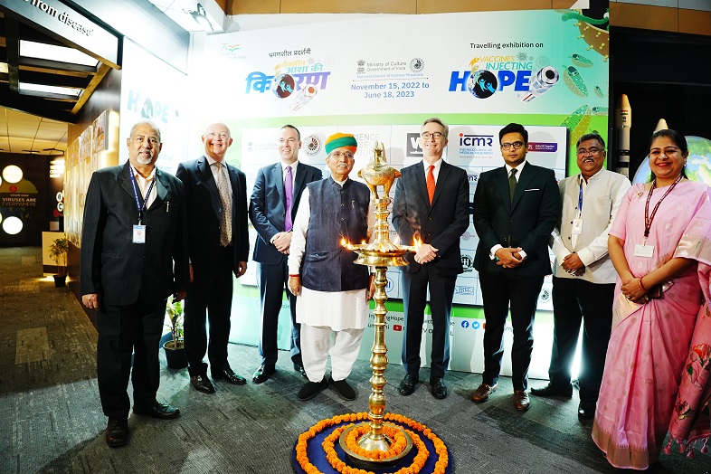 International Travelling Exhibition “Vaccines Injecting Hope” inaugurated at National Science Centre, Delhi