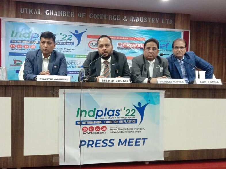 Indian Plastics Federation presents India’s leading and Eastern India’s largest International Plastics Exhibition” INDPLAS’22” in Kolkata.