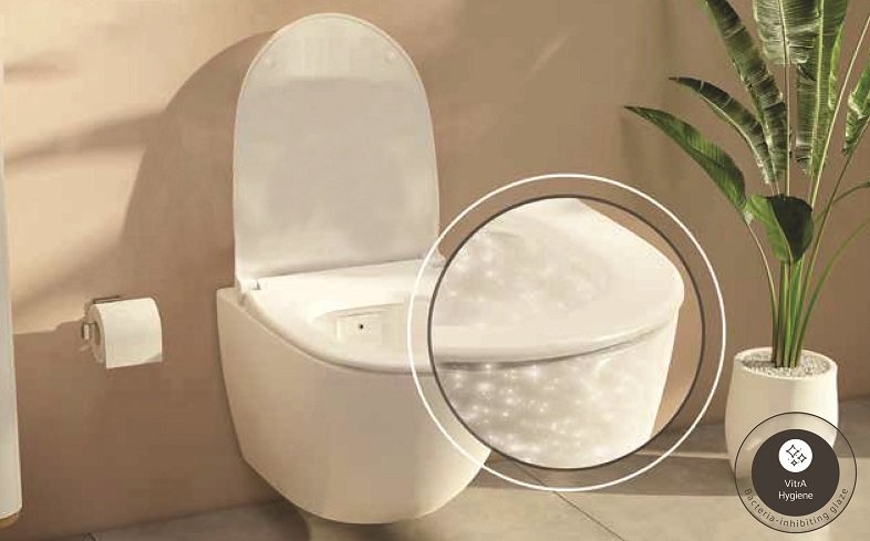 VitrA Hygiene Ion-Rich Technology that Inhibits the Growth of Harmful Bacteria
