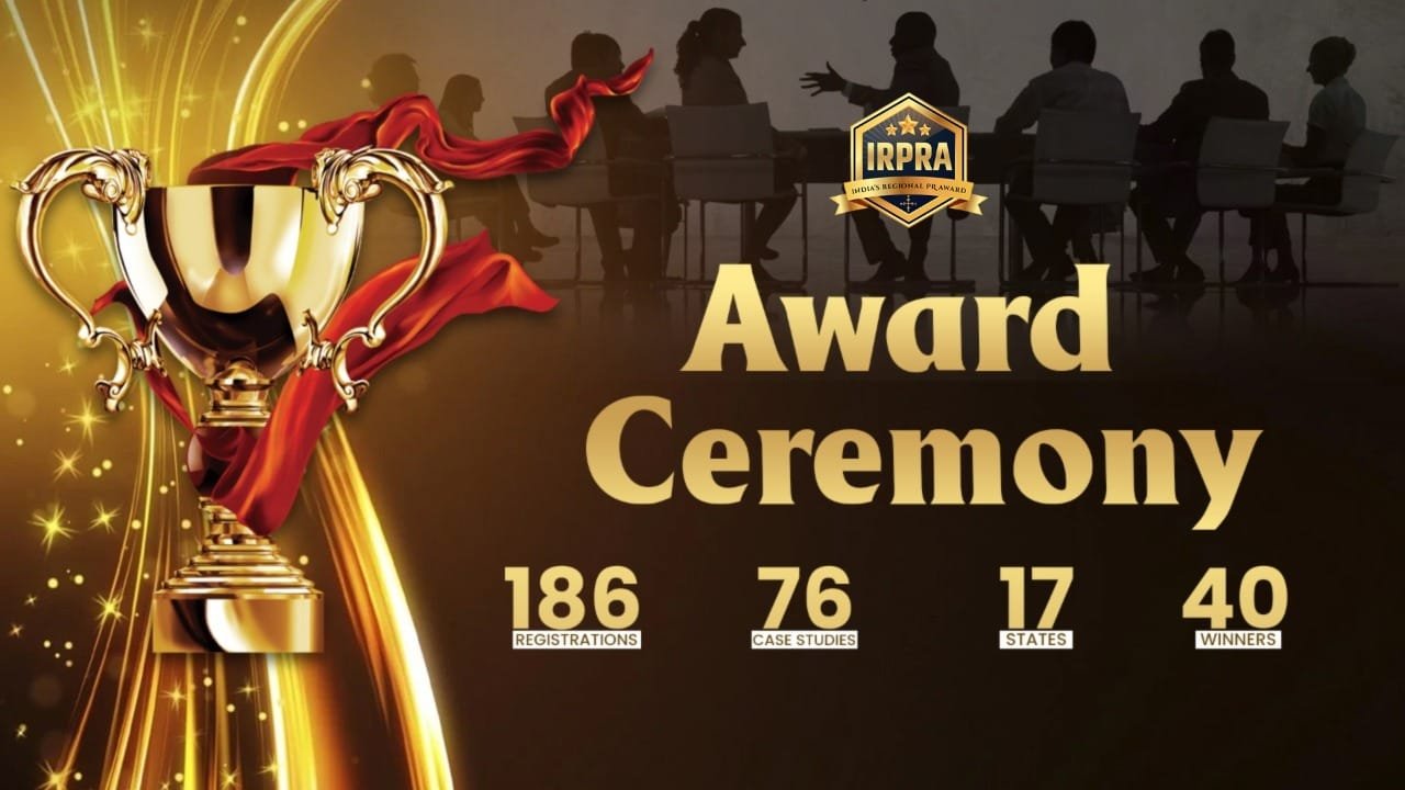 India’s Regional PR Awards 2022 (IRPRA #40u40) recognized 40 promising PR professionals