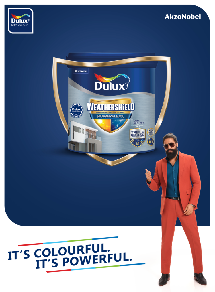 AkzoNobel announces Rocking Star Yash as new brand ambassador for Dulux Weathershield, launches “It’s Colourful. It’s Powerful” campaign