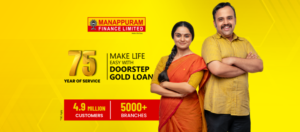 Manappuram Finance Ltd Unveils Innovative ‘Make Life Easy With Doorstep Gold Loan’ Campaign to Revolutionize Gold Loan Accessibility Nationwide