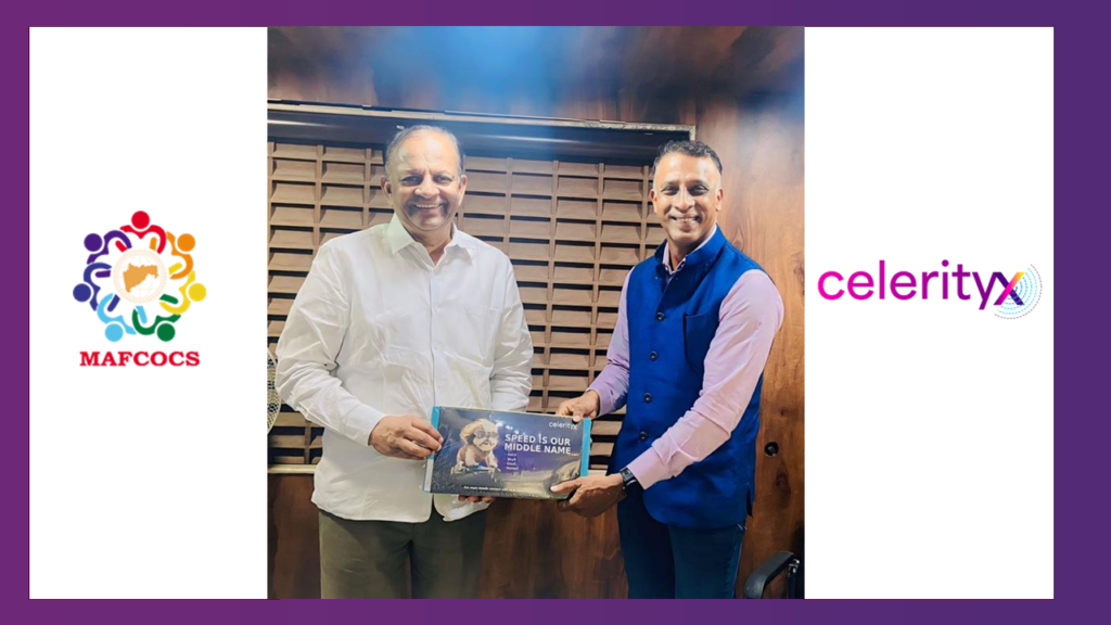 Celerityx Launches Unified Network-as-a-service Solution onex; Partners With Leading Credit Society Federation Mafcocs For 40,000 Branches In Maharashtra