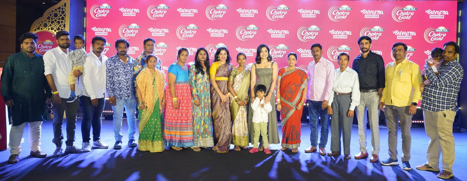 Tata Tea Chakra Gold Hosts Grand Finale Of Suvarna Avakasham Contest With Rashmika Mandanna