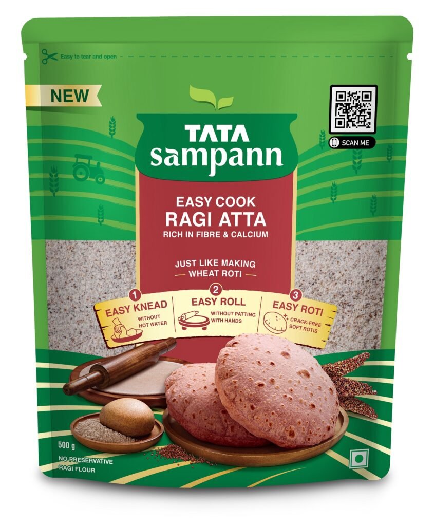 Tata Sampann Introduces Easy Cook Ragi Atta for Convenient Nutrition