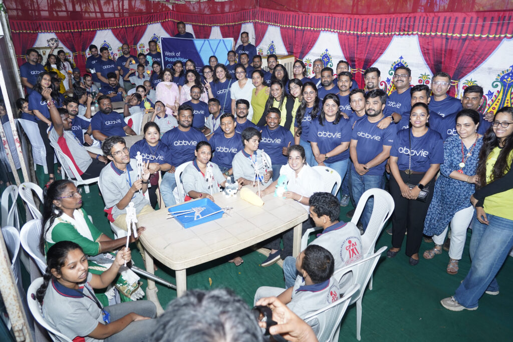 Abbvie Mumbai Volunteers Support Young Adults With Cerebral Palsy 