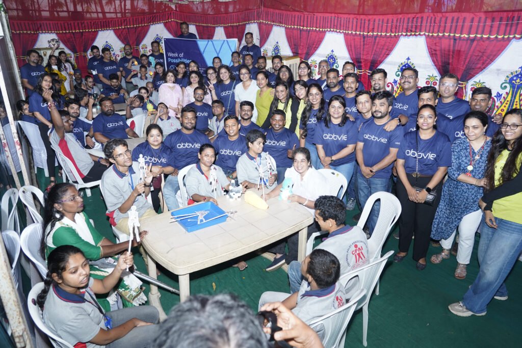 AbbVie Mumbai Volunteers Support Young Adults with Cerebral Palsy
