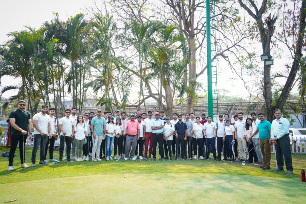 Arjun Award Winner Coaches Lexicon MILE Students in Exclusive Golf Excellence