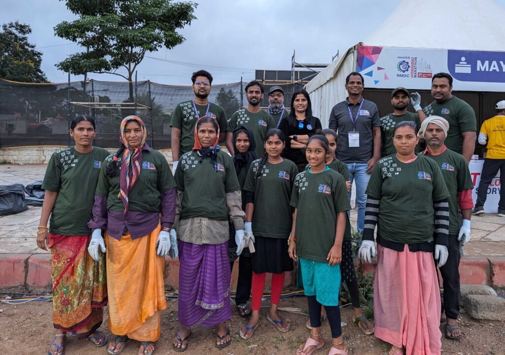 The Hyderabad Runners Society collaborated with Ragpickers for a cleaner marathon