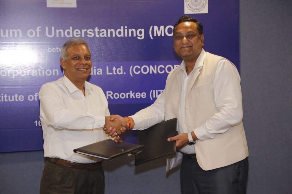 IIT Roorkee and CONCOR Forge Strategic Partnership to Revolutionize Logistics through Research and Innovation