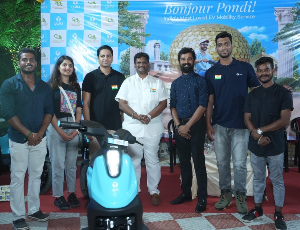 On Expansion Spree, Shared EV Leader Yulu Announces Arrival in Pondicherry, Its 10th City