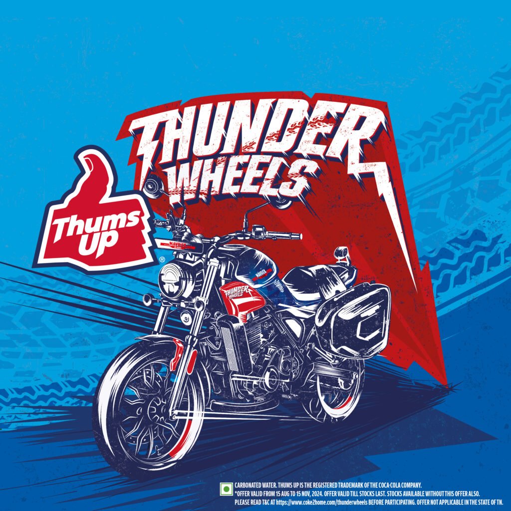 EXPERIENCE THE THUNDER, BE THE HERO; HERO MOTOCORP AND THUMS UP INTRODUCE A SPECIAL-EDITION MAVRICK 440 THUNDERWHEELS