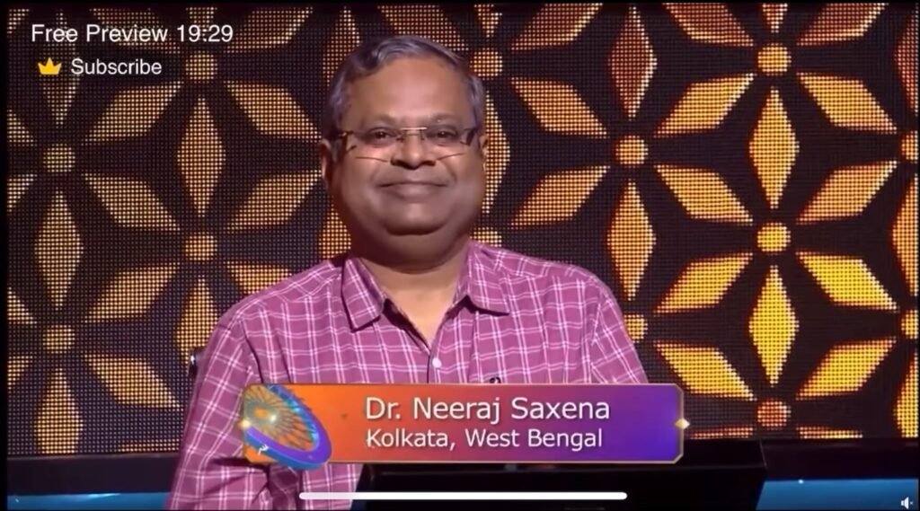 Unmatched Humility: Dr. Saxena Shines Bright on KBC Stage