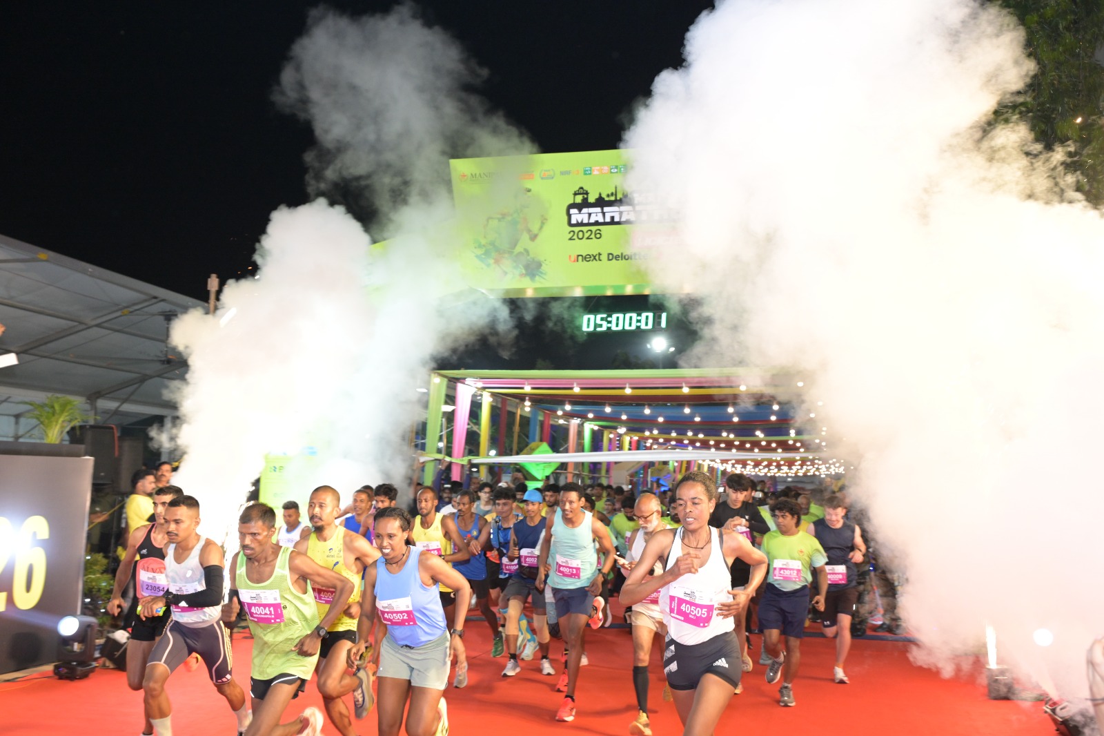Manipal Marathon gets underway marking the participation of over 20000 athletes including more than 100 international runners in a vibrant display of glob